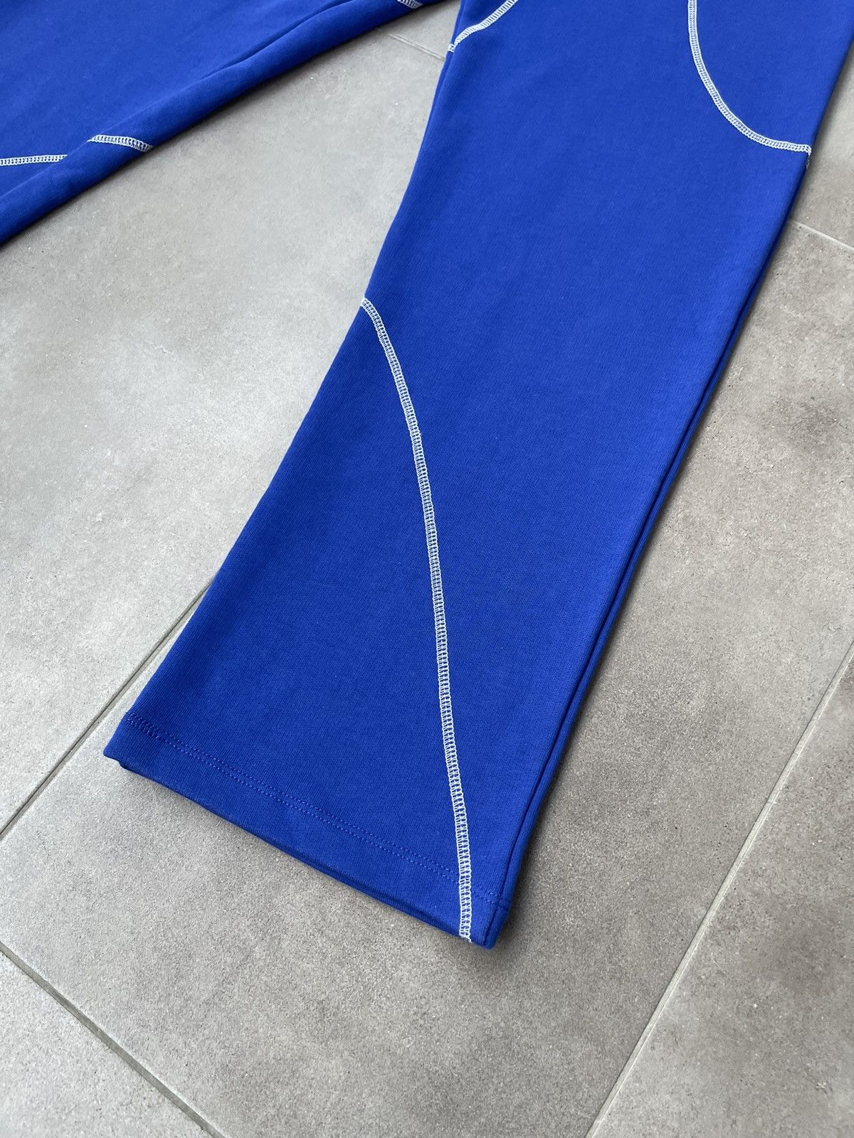 Saul Nash !DS! SS23 Saul Nash Blue Overlock Stitch Lounge Pants Size US 36 / EU 52 - 11 Thumbnail