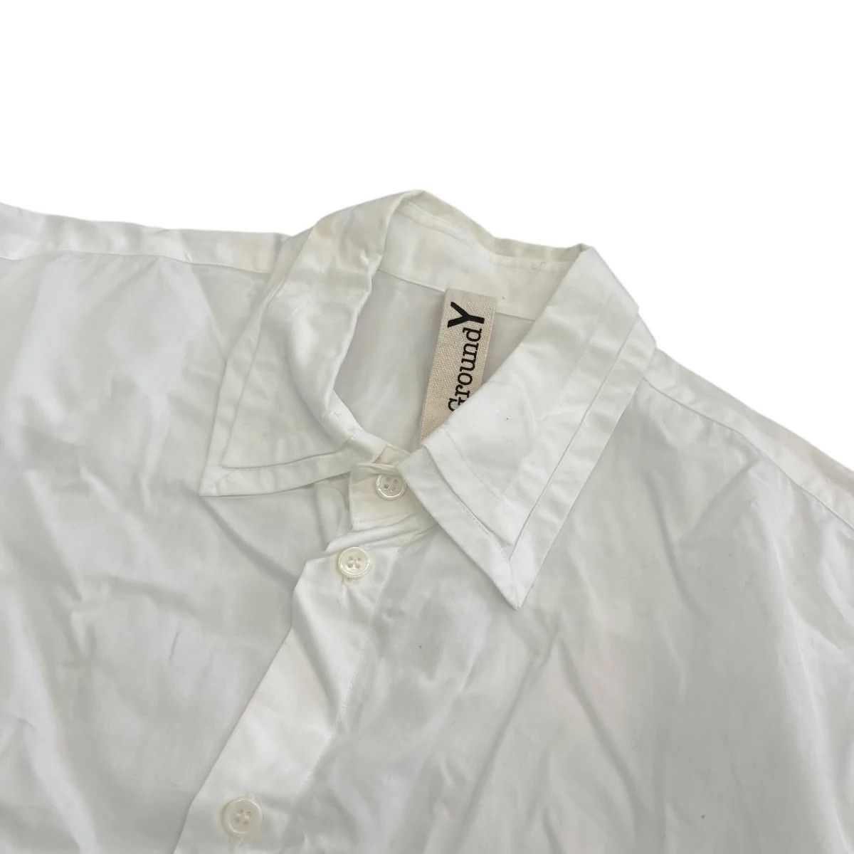 Ground Y × Yohji Yamamoto Layered Collar Button Up Shirt Size US S / EU 44-46 / 1 - 3 Thumbnail