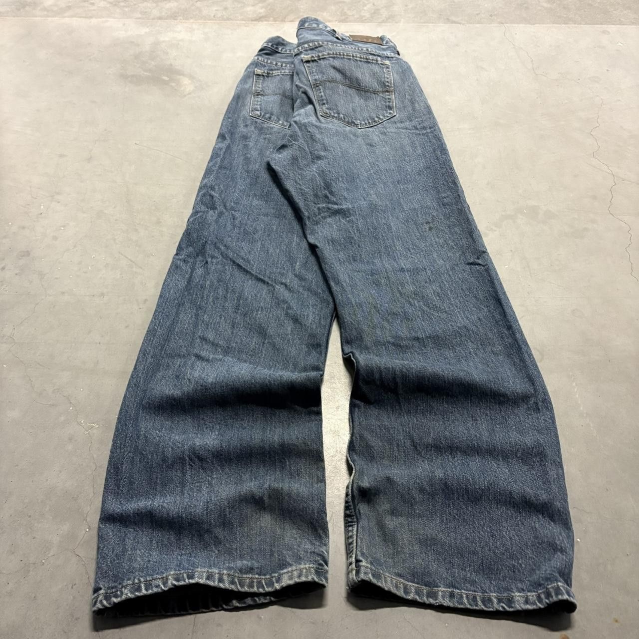 Vintage Crazy Vintage Y2K/2000s Baggy Streetwear Style Dark Blue Wash Denim Jeans! Size US 36 / EU 52 - 4 Thumbnail