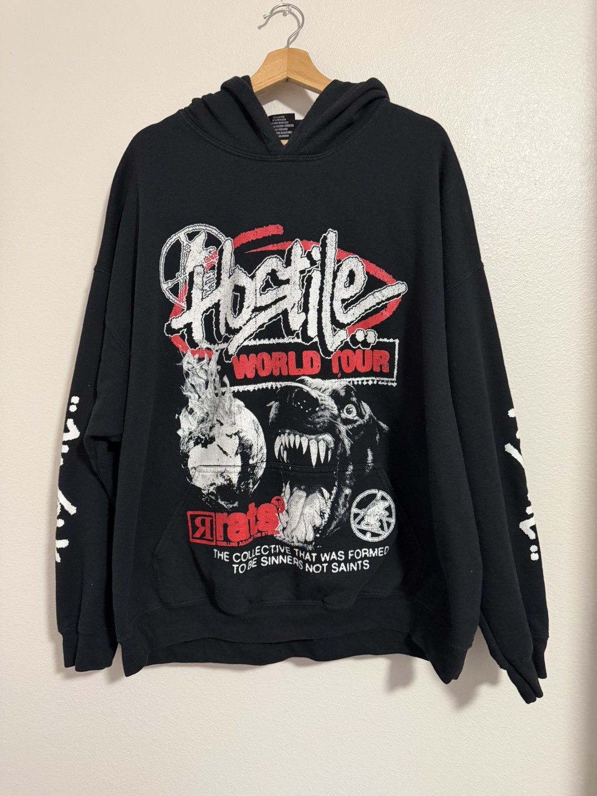 RATS JAPAN Rats culture kings tour hoodie. Size US XXL / EU 58 / 5 - 1 Thumbnail