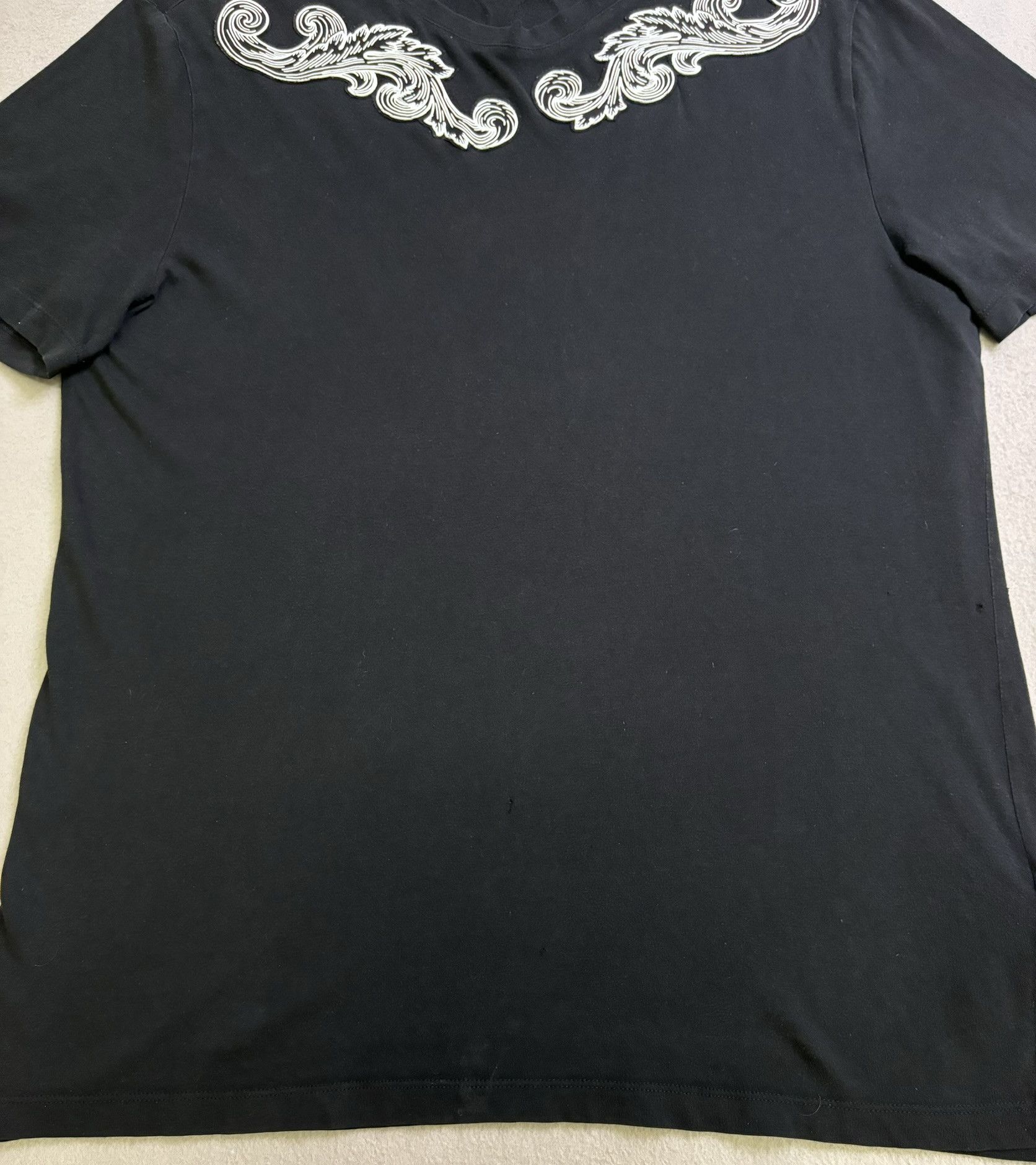 Versace Ganni Versace Black T-shirt Size L Size US L / EU 52-54 / 3 - 7 Thumbnail