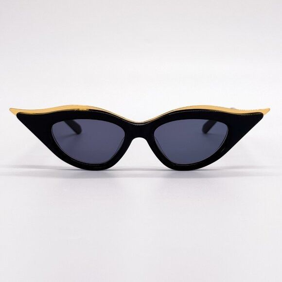 Valentino NEW VALENTINO V-GOLDCUT-II VLS-114A WOMEN BLACK SUNGLASSES Size ONE SIZE - 5 Thumbnail