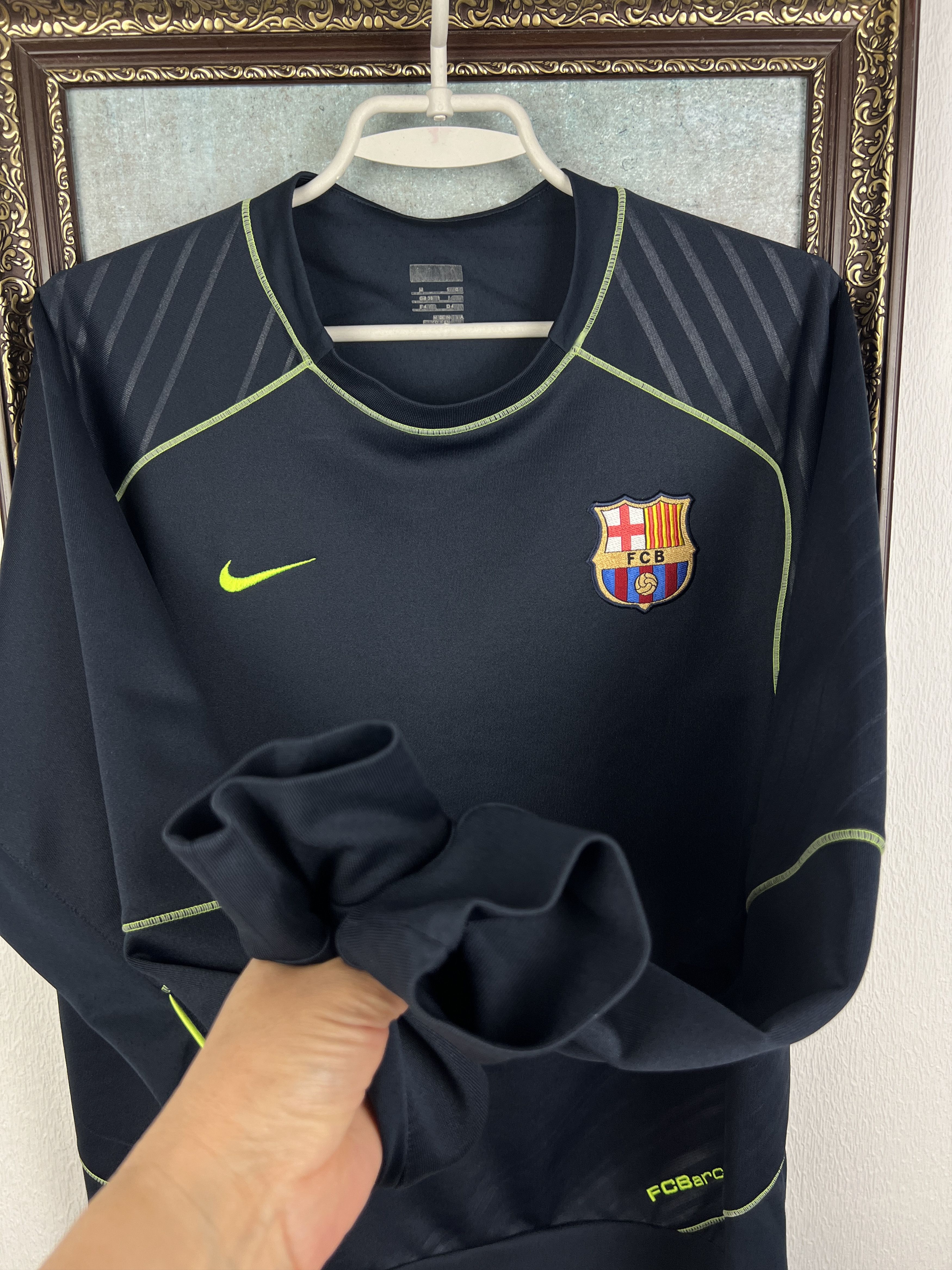 Nike Vintage FC Barcelona Football Sweatshirt Soccer Jacket Track Size US M / EU 48-50 / 2 - 5 Thumbnail