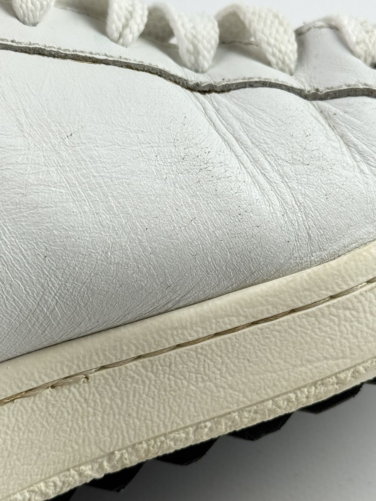 Moncler Moncler Angeline Leather Sneakers White Size US 7 / EU 40 - 15 Thumbnail