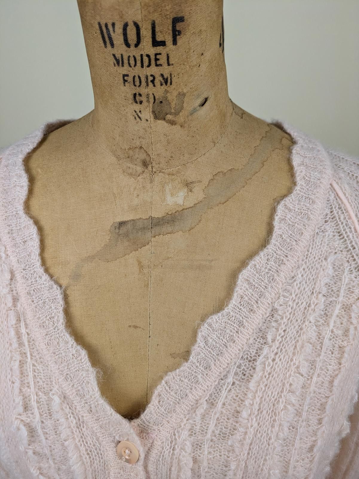 3.1 Phillip Lim Phillip Lim baby pink alpaca wool cardigan Size S / US 4 / IT 40 - 3 Thumbnail