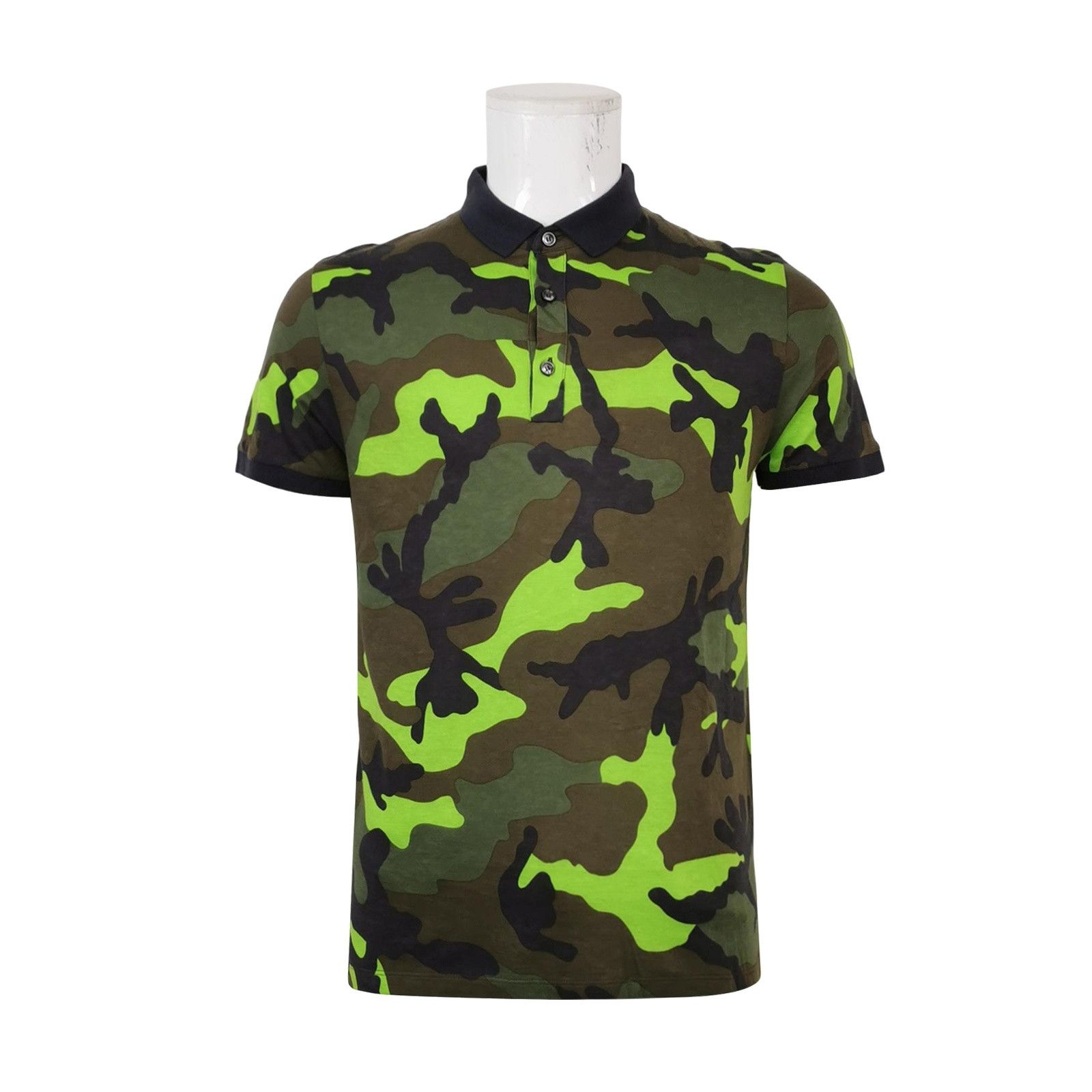 Valentino Valentino Camo Rockstud Polo Shirt Size M Size US M / EU 48-50 / 2 - 1 Thumbnail