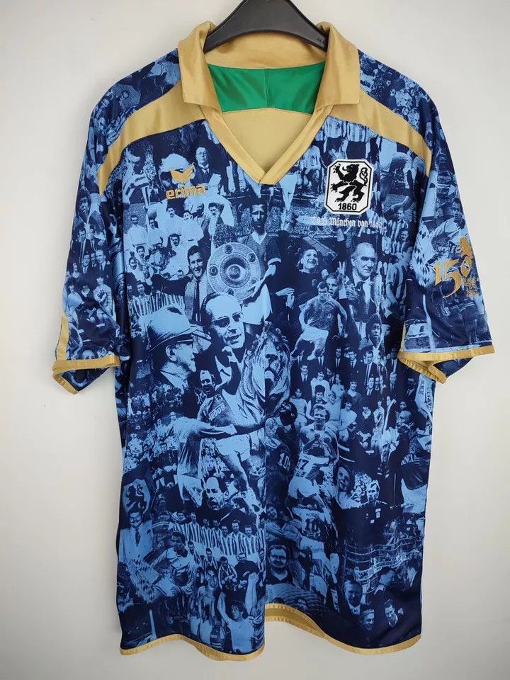 Erima 2009/10 TSV 1860 München Munchen Munich 150th Anniversary Size US XXL / EU 58 / 5 - 10 Thumbnail