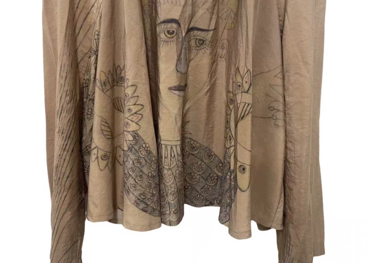 Lemaire Lemaire 21SS Martin Ramirez Artist Printed Silk Shirt J31 Size US S / EU 44-46 / 1 - 5 Thumbnail