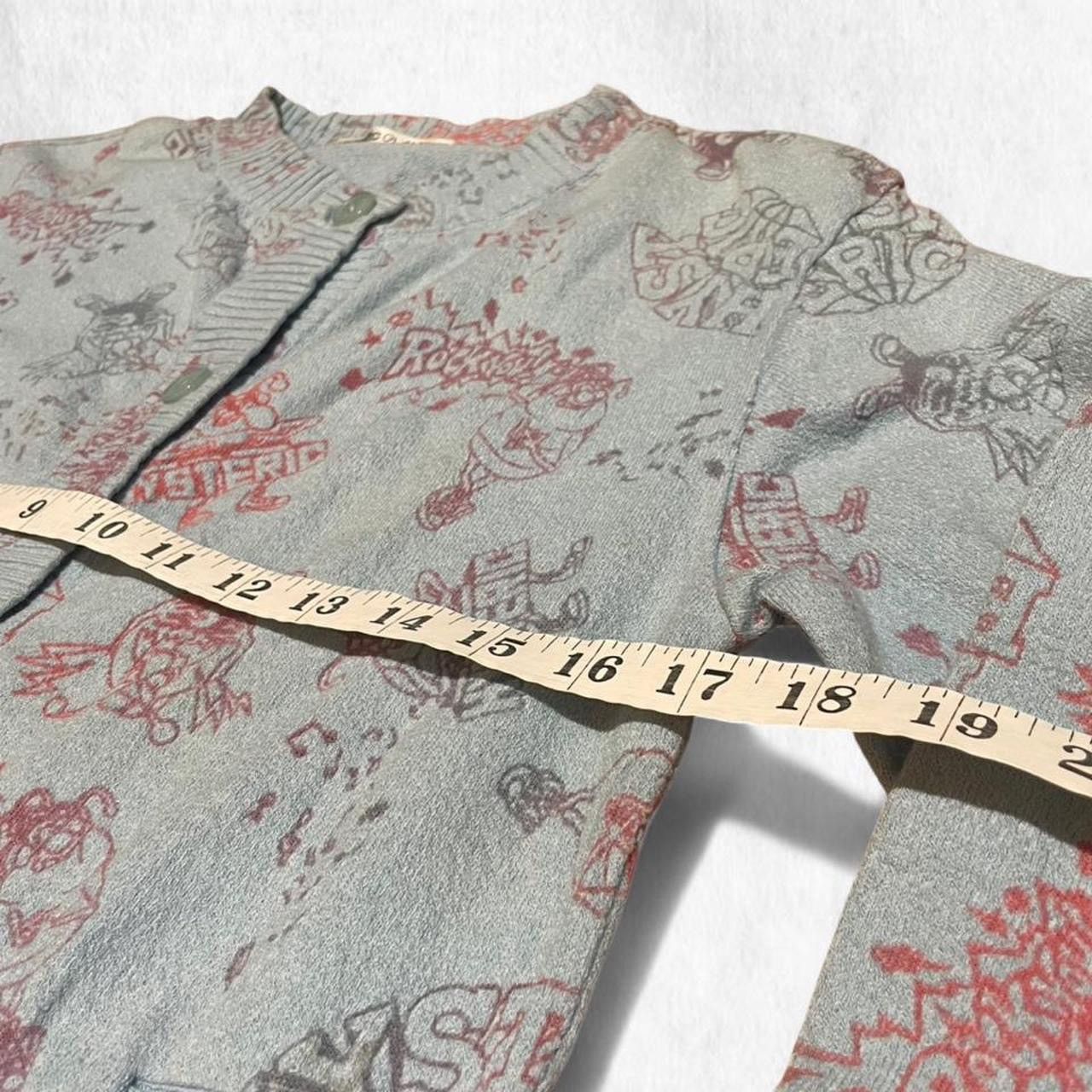 Hysteric Glamour Hysteric Glamour “rock you!” Music Glamour blue cardigan Size S / US 4 / IT 40 - 4 Thumbnail