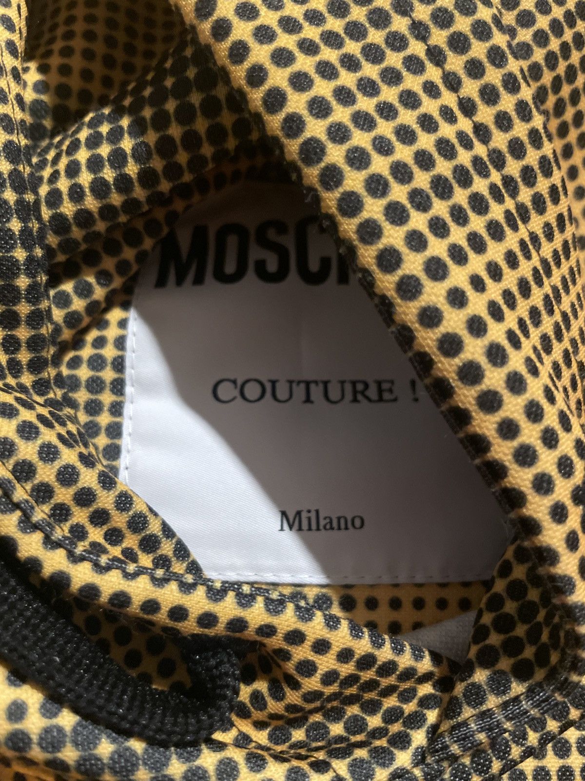 Moschino Moschino Culture! Black Yellow Dot hoodie Size US XL / EU 56 / 4 - 3 Thumbnail