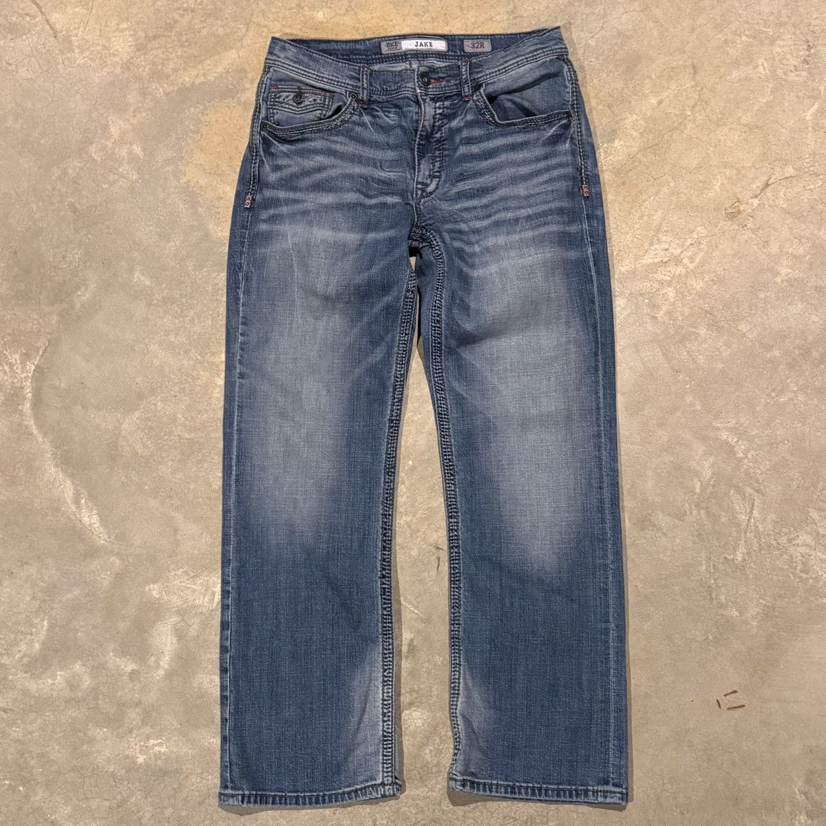 Vintage Vintage 2000s BKE Faded Baggy Jeans Grunge ERD Skater Y2K Size US 32 / EU 48 - 5 Thumbnail