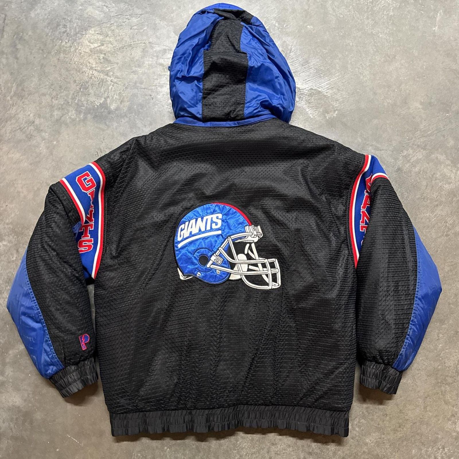 Pro Player × Vintage Vintage 90s Pro Player New York Giants Reversible Jacket Size US L / EU 52-54 / 3 - 1 Thumbnail