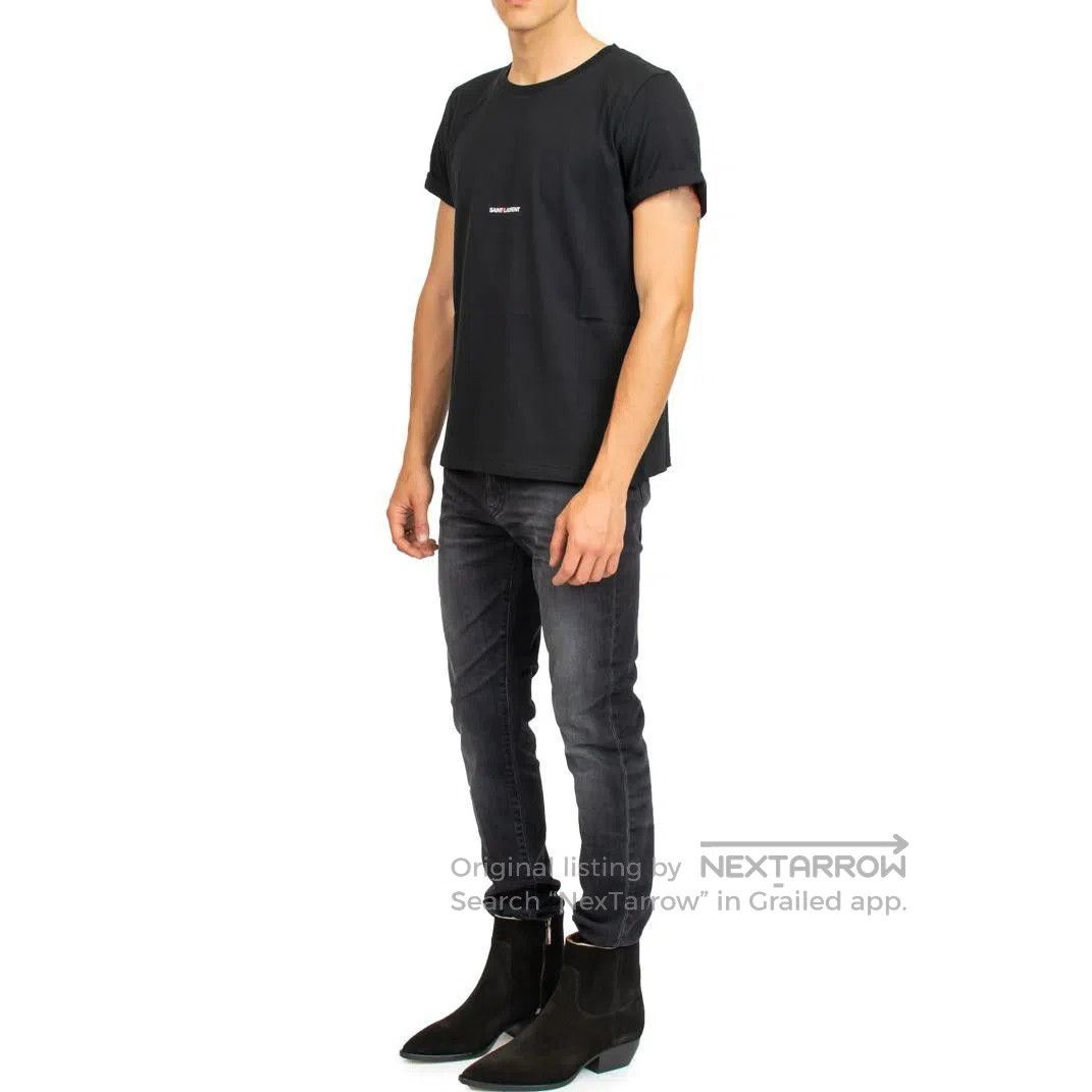 Saint Laurent Paris Saint Laurent Small Logo T-Shirt Size M. Size US M / EU 48-50 / 2 - 6 Thumbnail