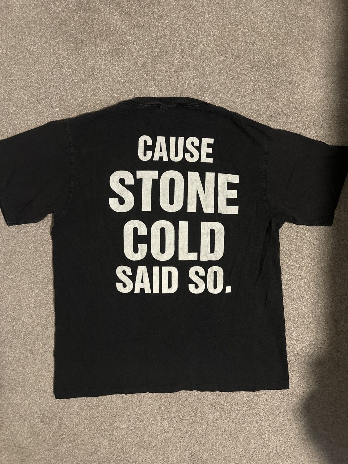 WWF WWF Stone Cold Steve Austin T shirt Size US XL / EU 56 / 4 - 2 Thumbnail