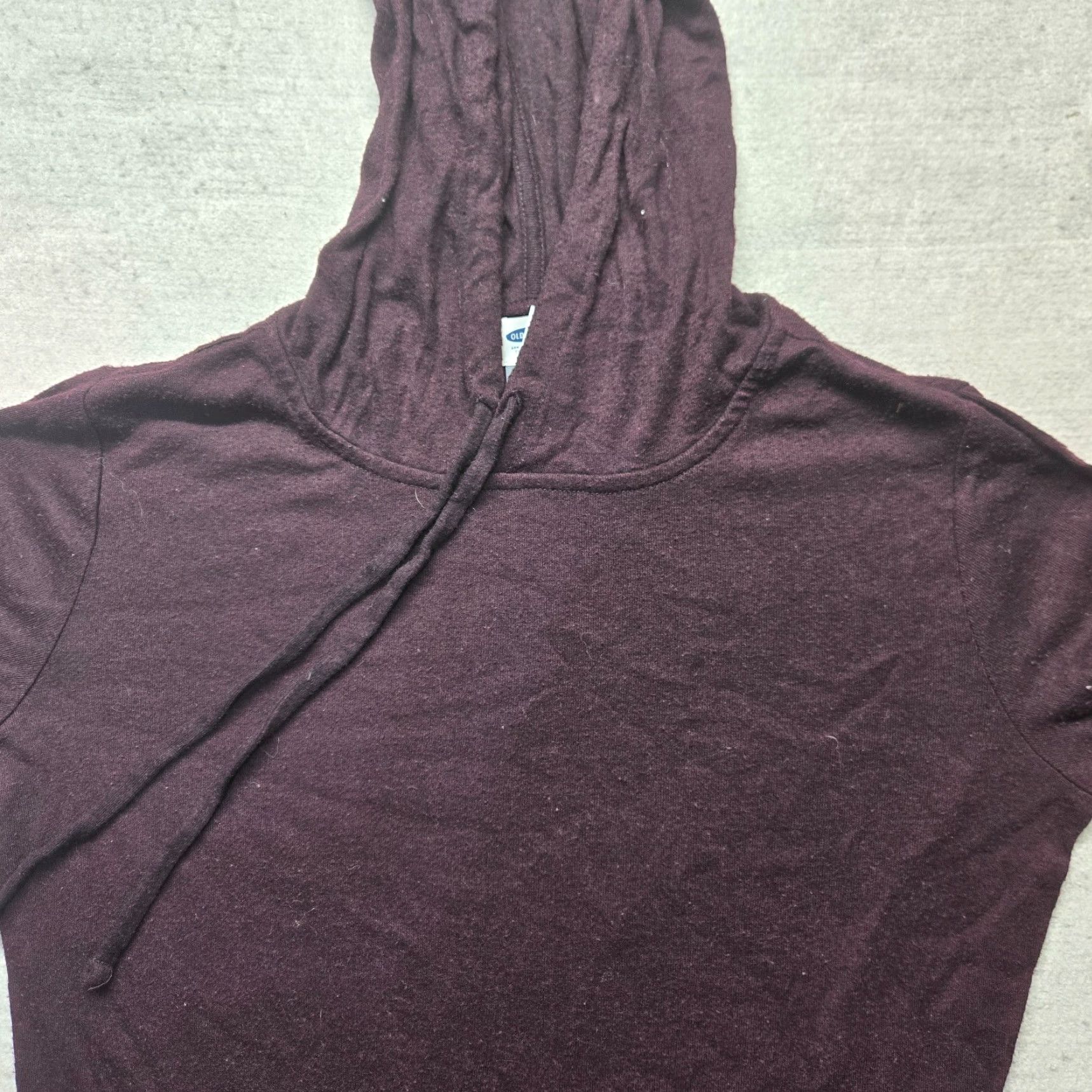 Old Navy Old Navy Hoodie Sweater Purple S Adult Womens Long Sleeve Hooded Pullover Solid Sl… Size S / US 4 / IT 40 - 2 Thumbnail