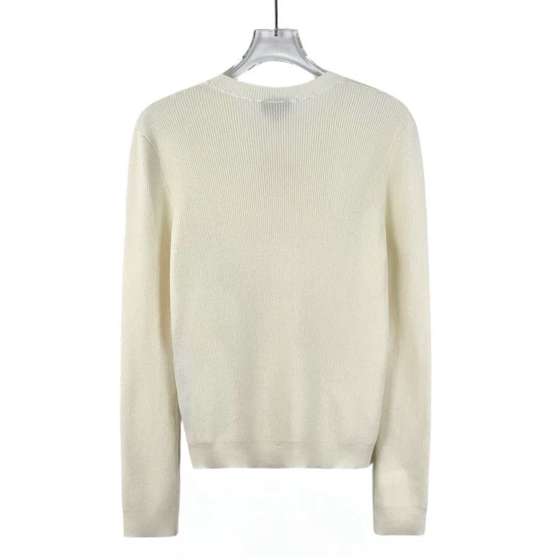 Chanel Chanel White double Clogo round-neck sweater 2506-Nextarrow Size XS / US 0-2 / IT 36-38 - 2 Thumbnail