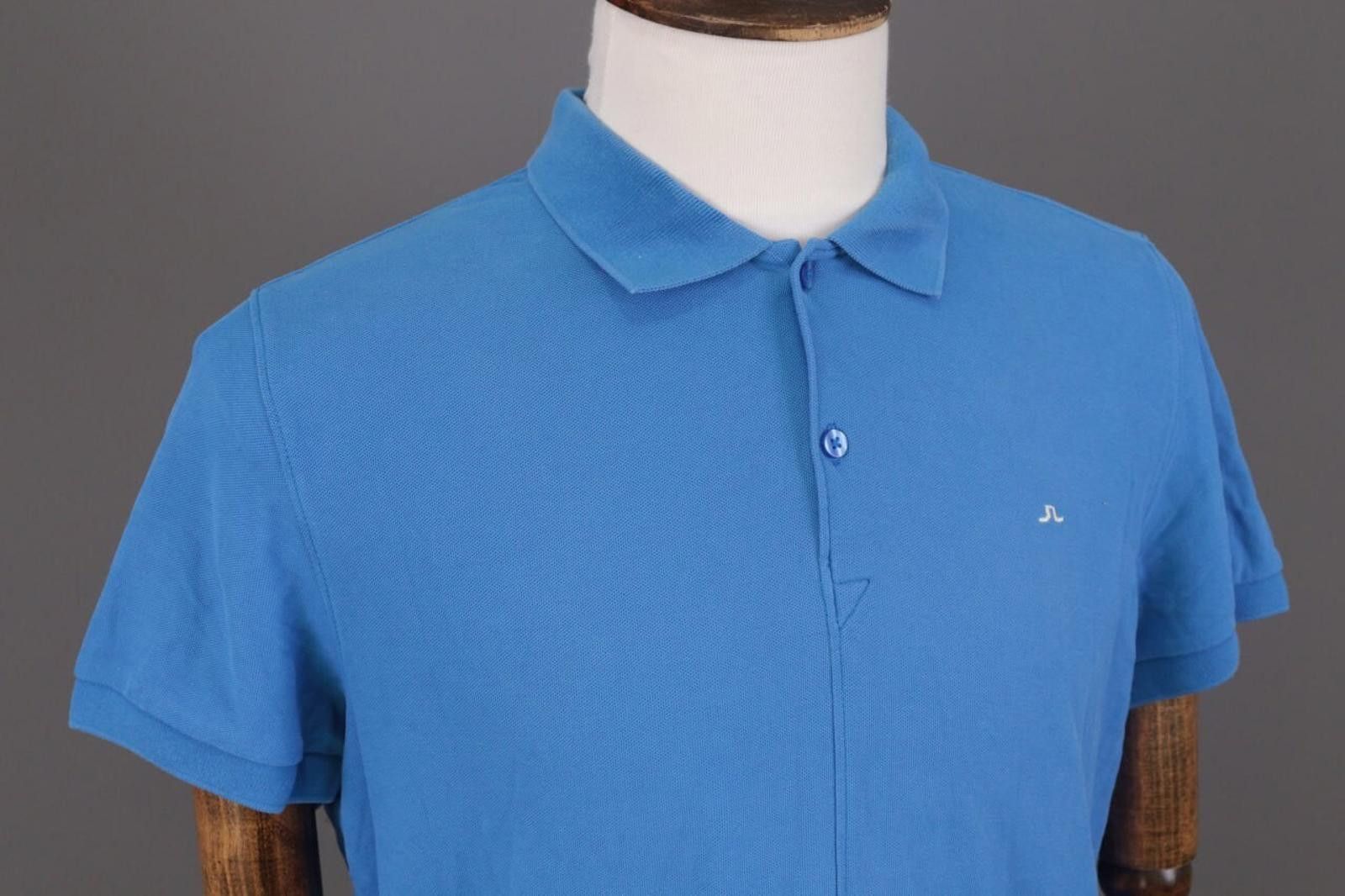J.Lindeberg J.Lindeberg Slim Fit Blue Sport Golf Polo Shirt Size L Size US L / EU 52-54 / 3 - 5 Thumbnail