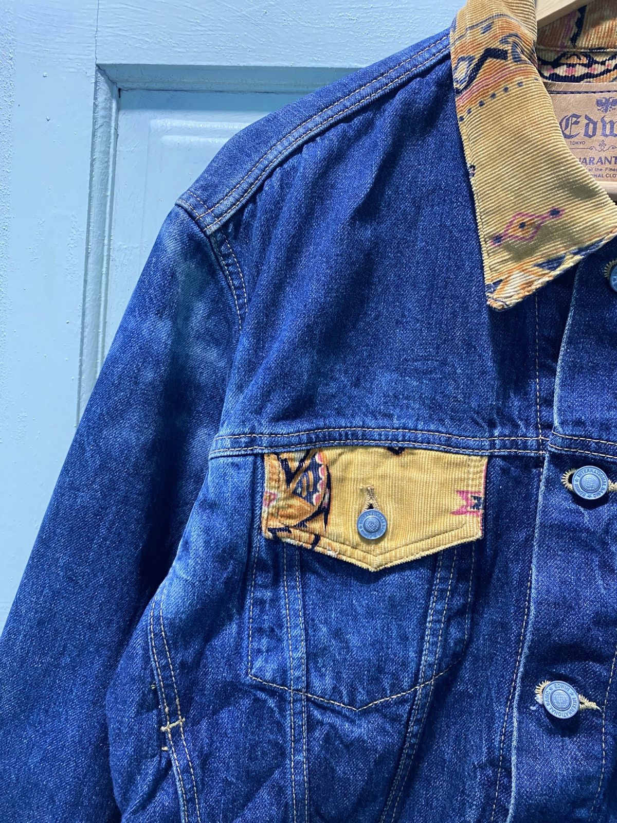 Edwin Vintage Edwin Native Trucker Denim Jacket Size US M / EU 48-50 / 2 - 5 Thumbnail