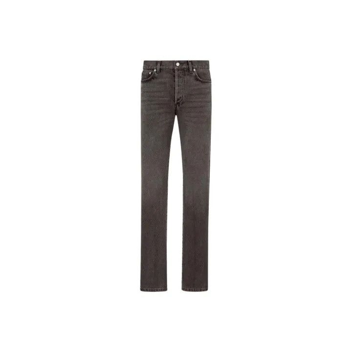 Dior Dior Black Zippered Denim Pants for Men 0079 Size US 29 - 1 Thumbnail