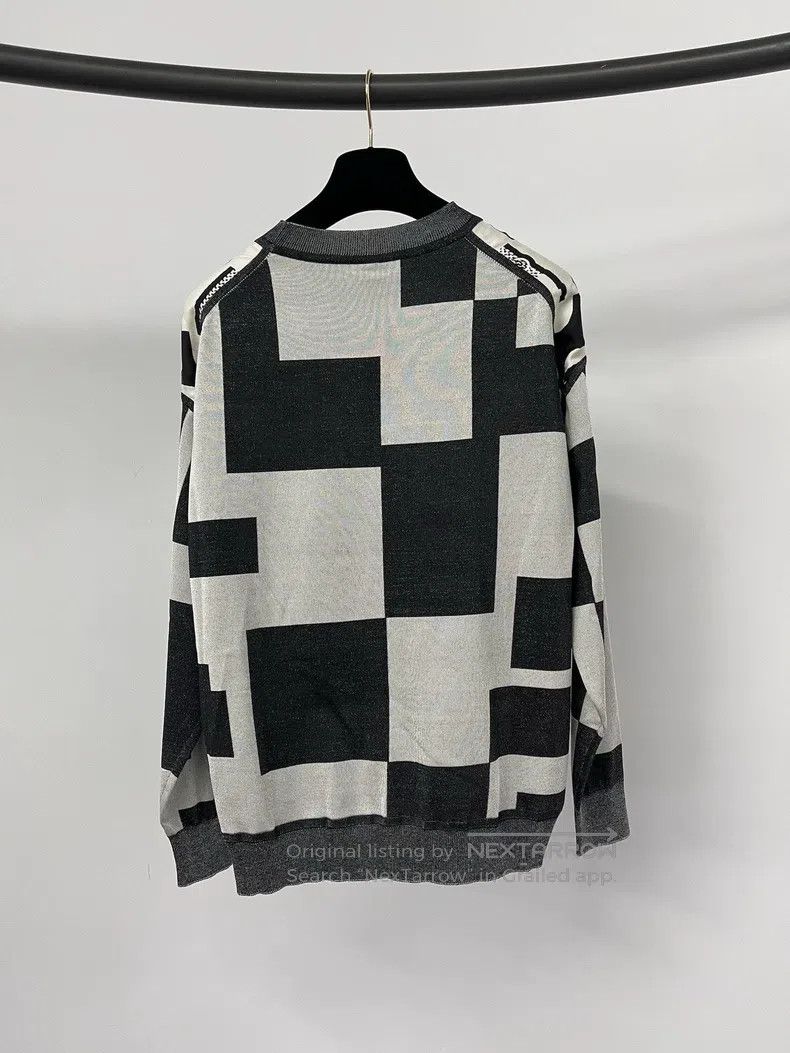 Hermes Hermes Silk Mixed Print Knit Top Size XXS / US 00 / IT 34 - 2 Thumbnail