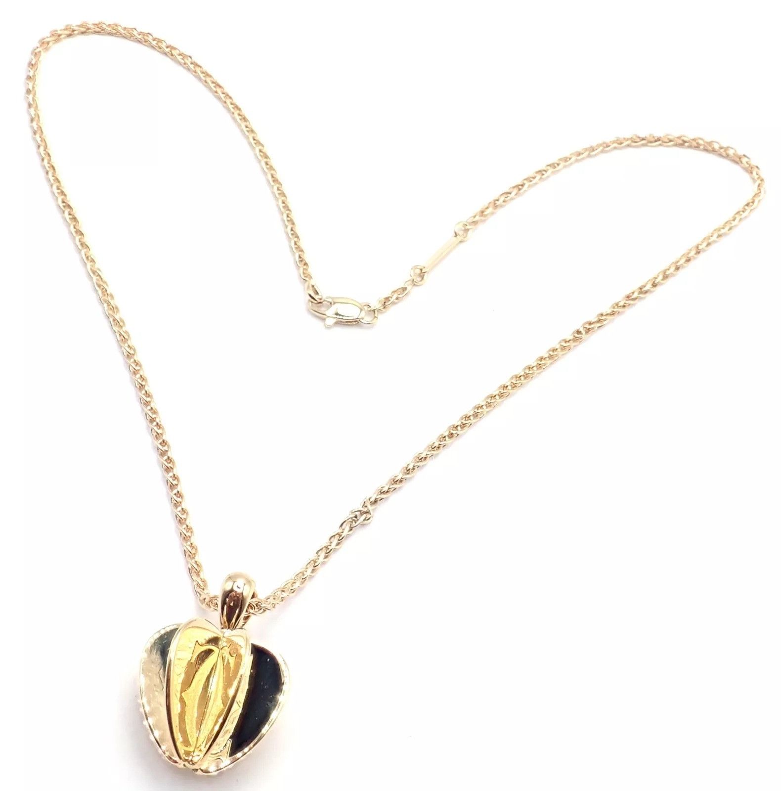 Cartier Authentic! Cartier 18k Yellow Gold Double Chain Necklace Size ONE SIZE - 4 Thumbnail