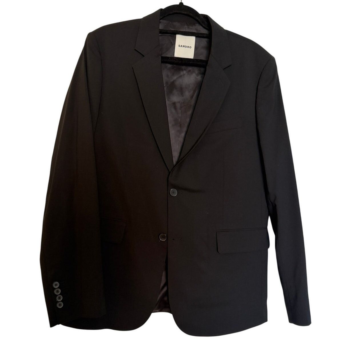 Sandro Sandro NWT Virgin Wool Suit Jacket Size 54R - 1 Thumbnail
