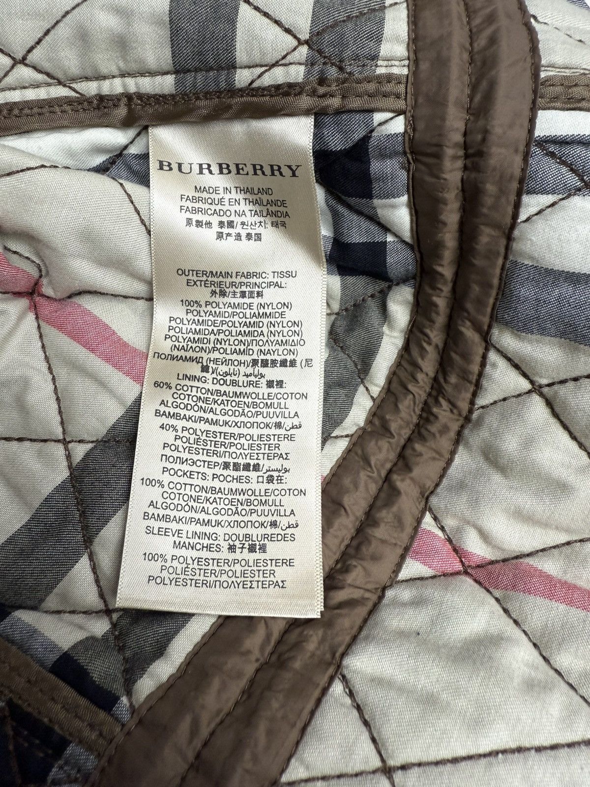 Burberry Burberry brit men’s mushroom Russell quilted jacket large Size US L / EU 52-54 / 3 - 8 Thumbnail