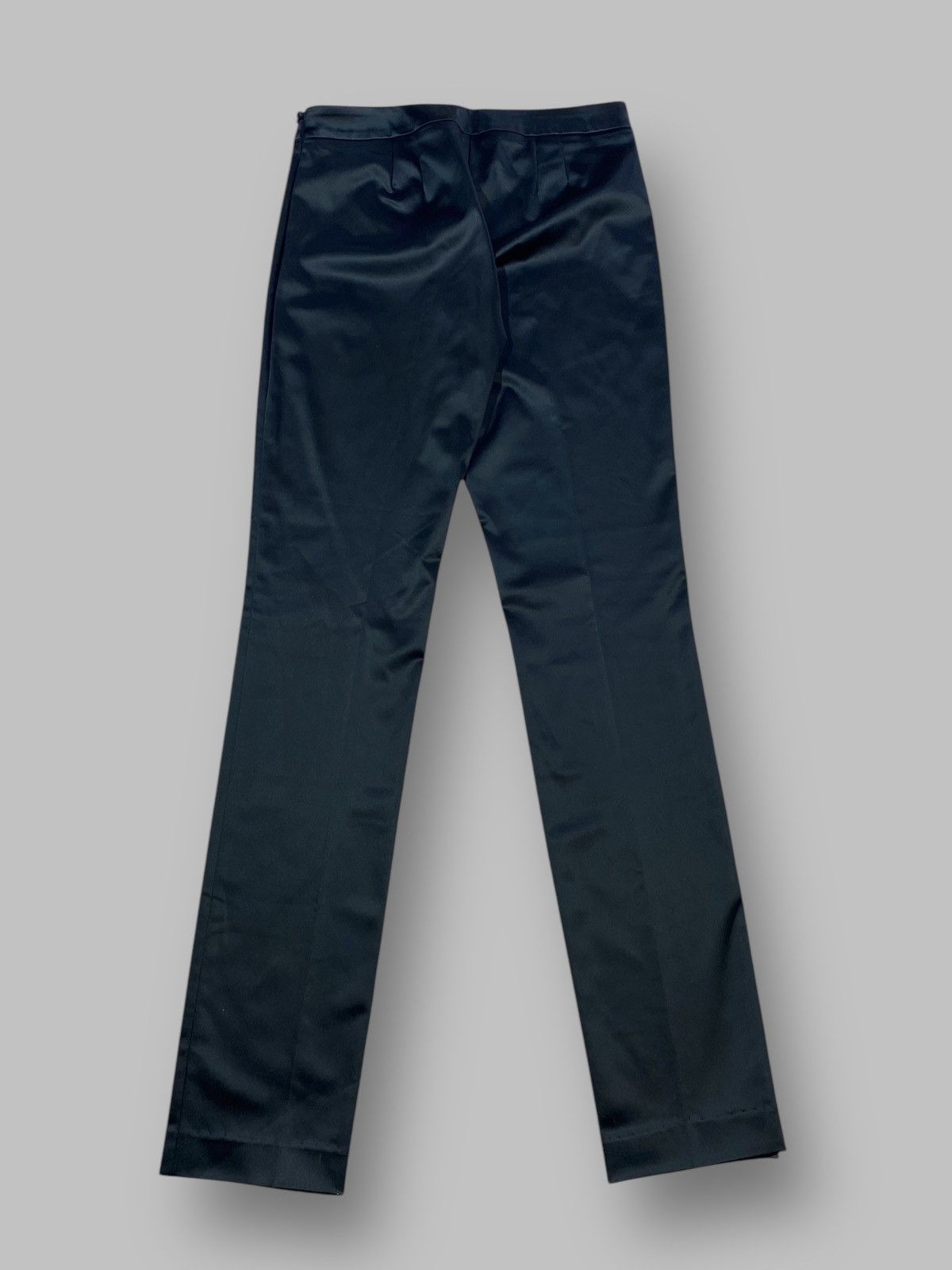 John Galliano Galliano Black Acetate Nylon Slim Pants Size 30" / US 8 / IT 44 - 3 Thumbnail