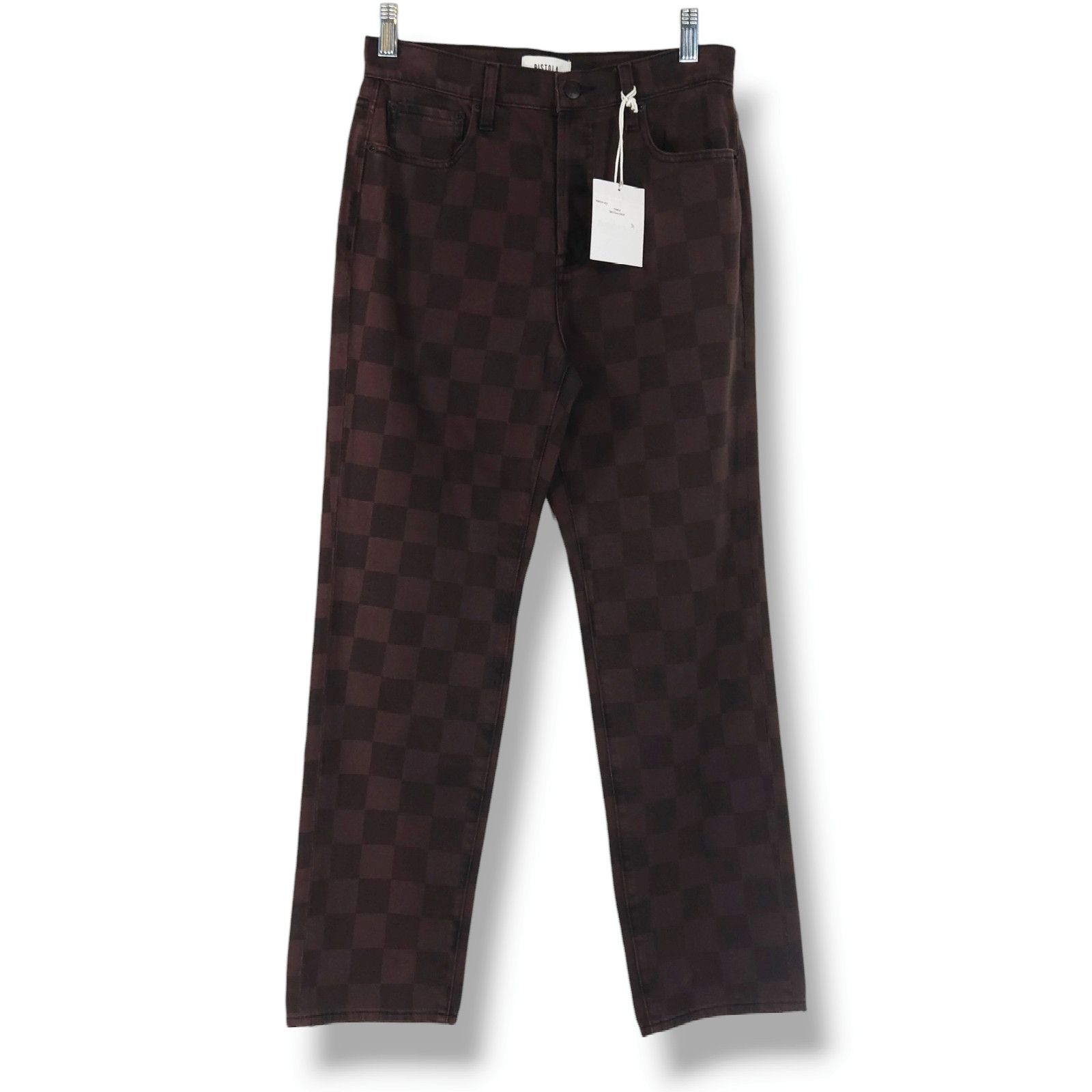 Pistola Pistola Charlie Button Fly High Rise Straight Ankle Jeans 26 Size 26" / US 2 / IT 38 - 3 Thumbnail