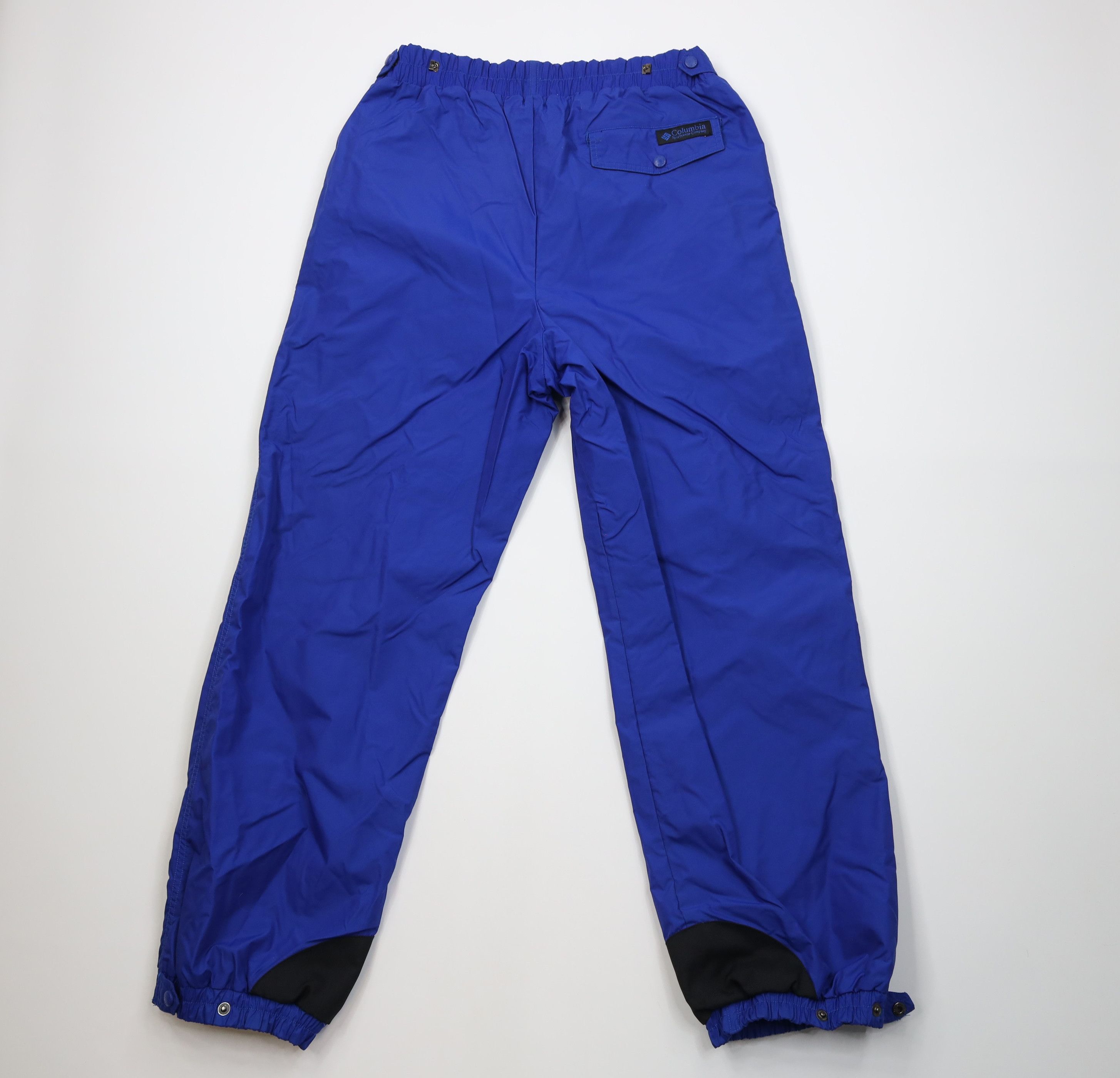 Columbia Vintage 90s Columbia Winter Rain Snow Pants Joggers Blue Size US 36 / EU 52 - 8 Thumbnail