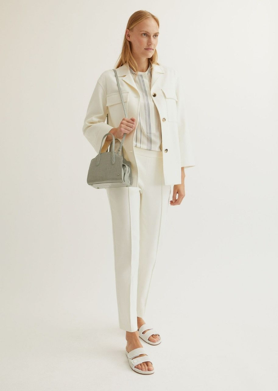Loro Piana o1srvl11e0424 Trouser in White Size 26" / US 2 / IT 38 - 5 Thumbnail