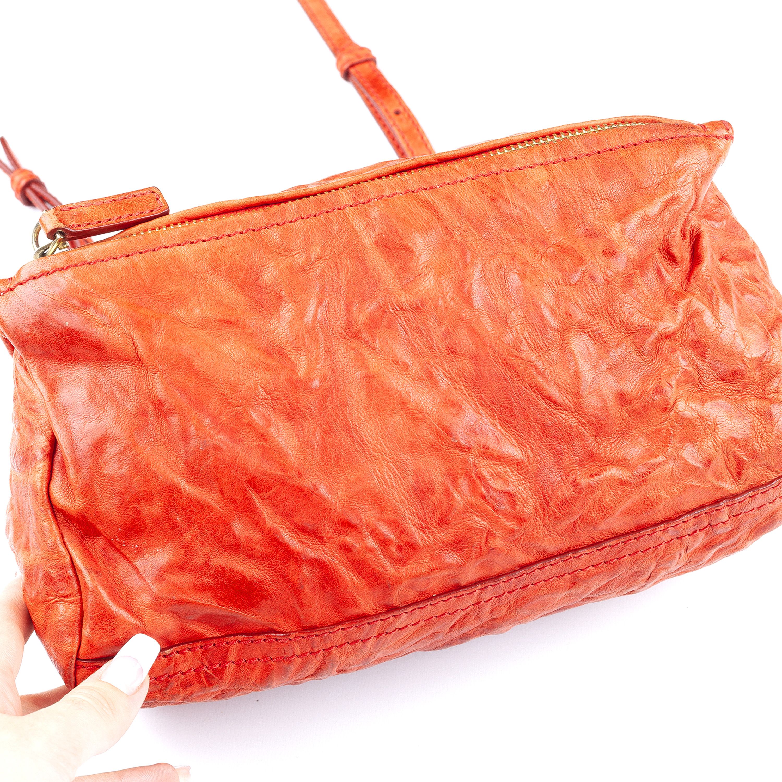 Givenchy Givenchy Paris Goatskin Coral Mini Pandora Vintage Bag Size ONE SIZE - 4 Thumbnail