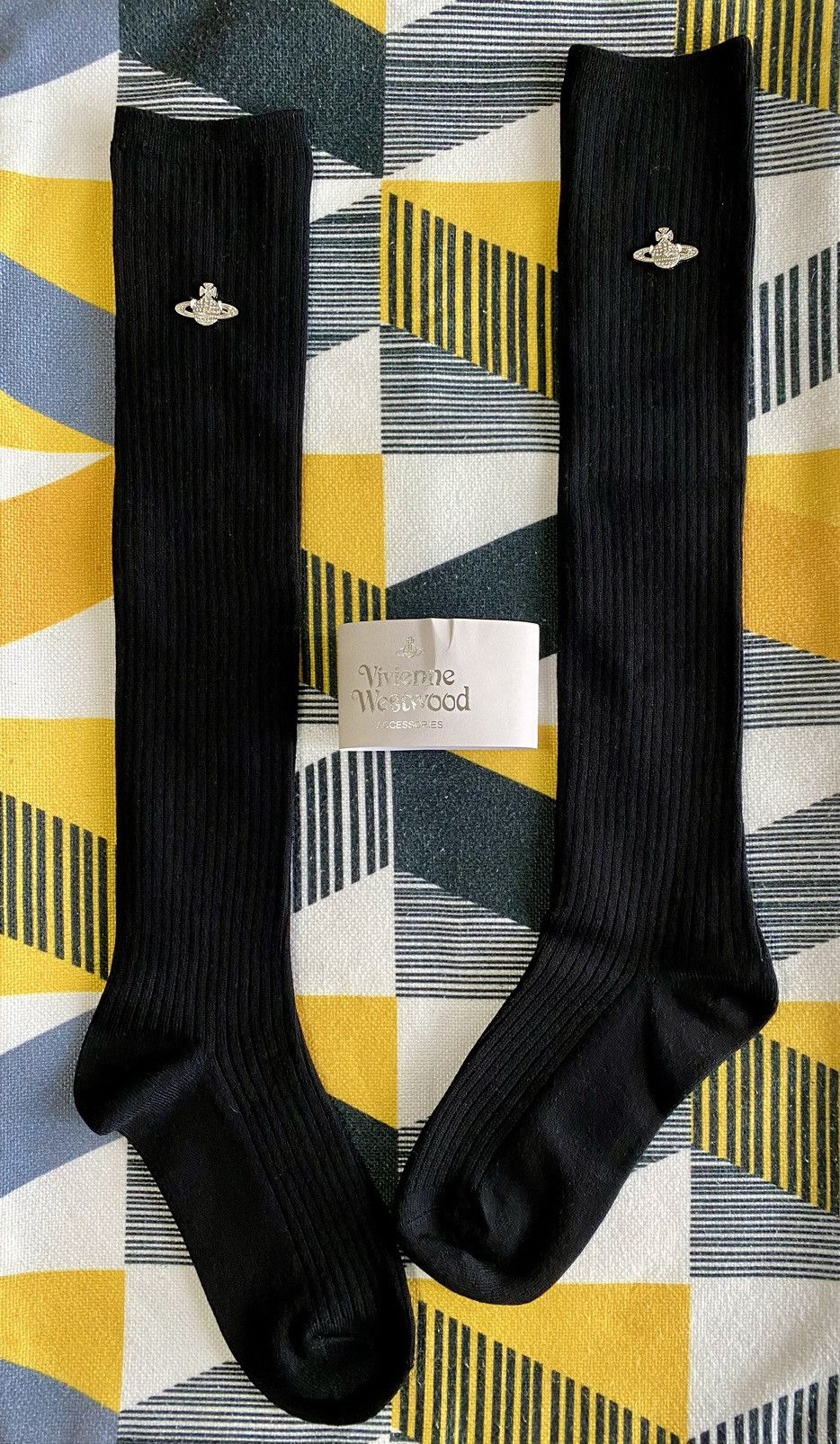 Vivienne Westwood Vivienne Westwood Knee High Womens Socks Black W