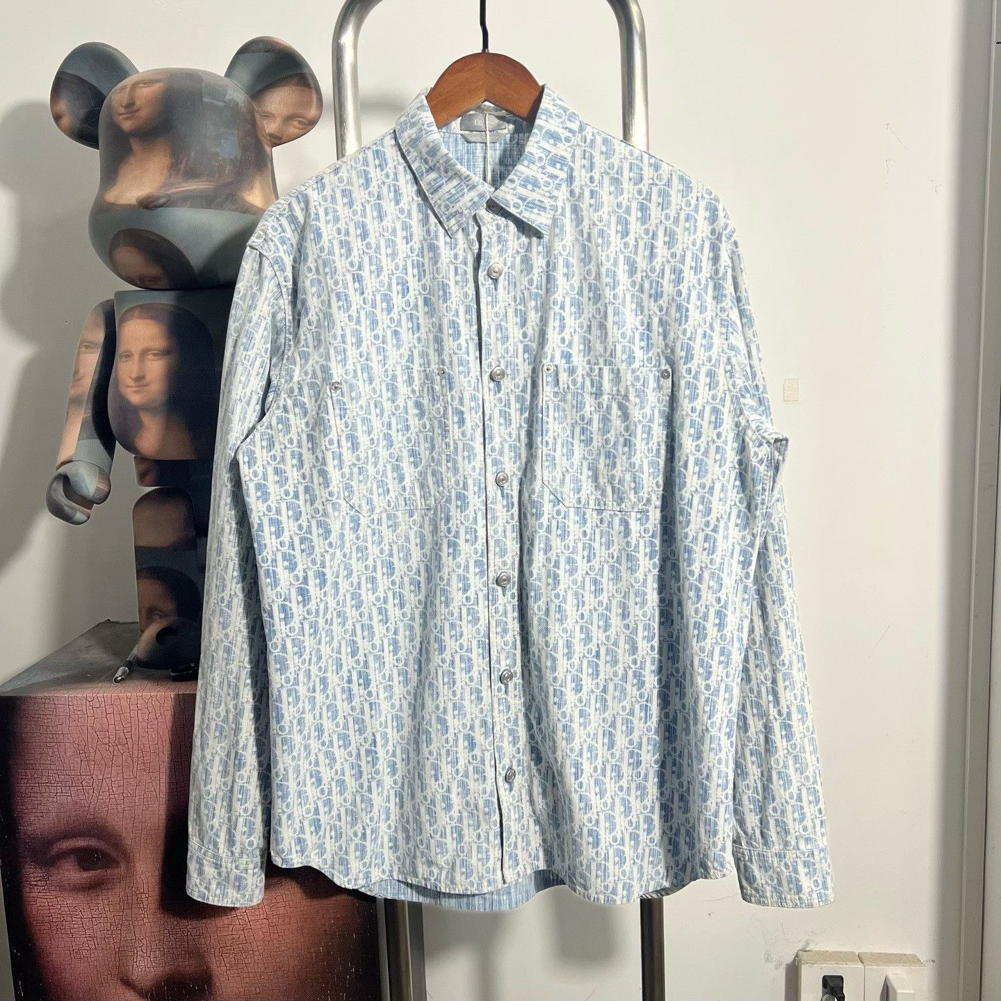 Dior Dior Denim Blue Jacket L Women Size L / US 10 / IT 46 - 1 Thumbnail