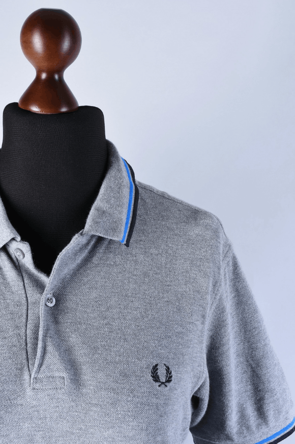 Fred Perry Fred Perry Slim Fit Polo Shirt Grey Size M Size US M / EU 48-50 / 2 - 2 Thumbnail
