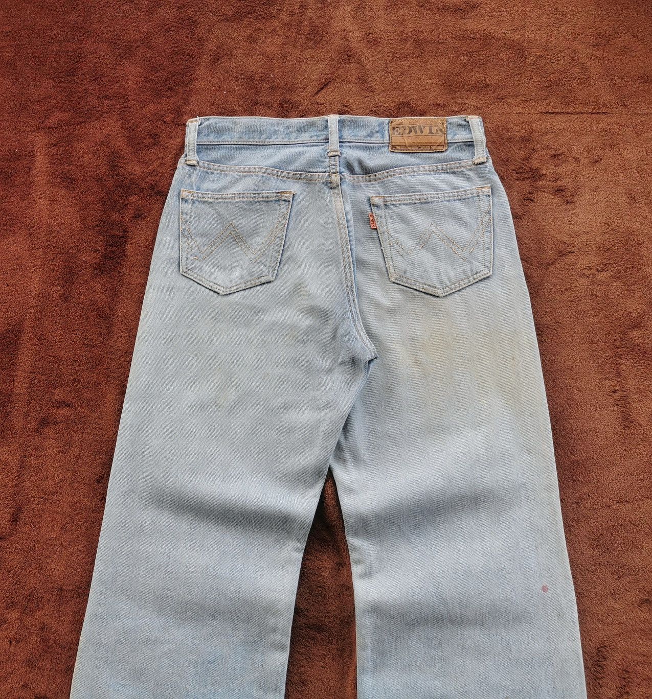 Edwin Vintage Edwin Distressed Patchwork Denim Jeans Size US 30 / EU 46 - 8 Thumbnail