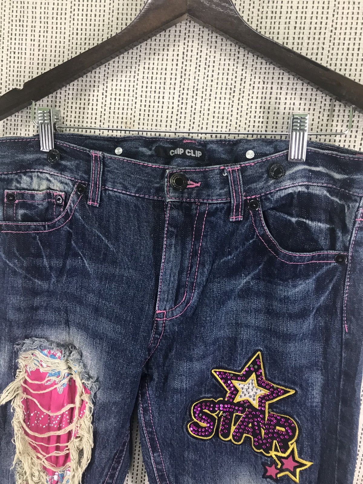 Japanese Brand × Seditionaries × Vintage punk distressed japanese brand chip clip star Size US 34 / EU 50 - 3 Thumbnail