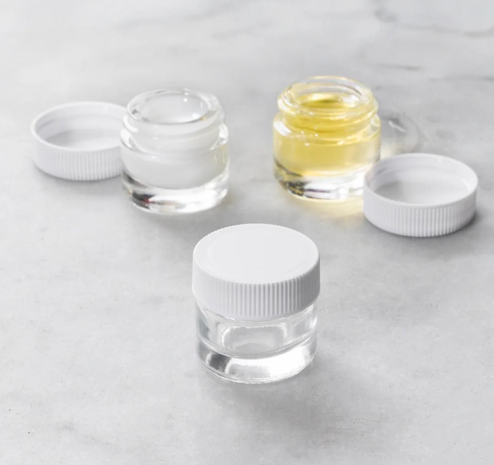 Other 5ml Glass Jars with White Lids Set 200 Pack Clear Glass Jars Size ONE SIZE - 6 Thumbnail