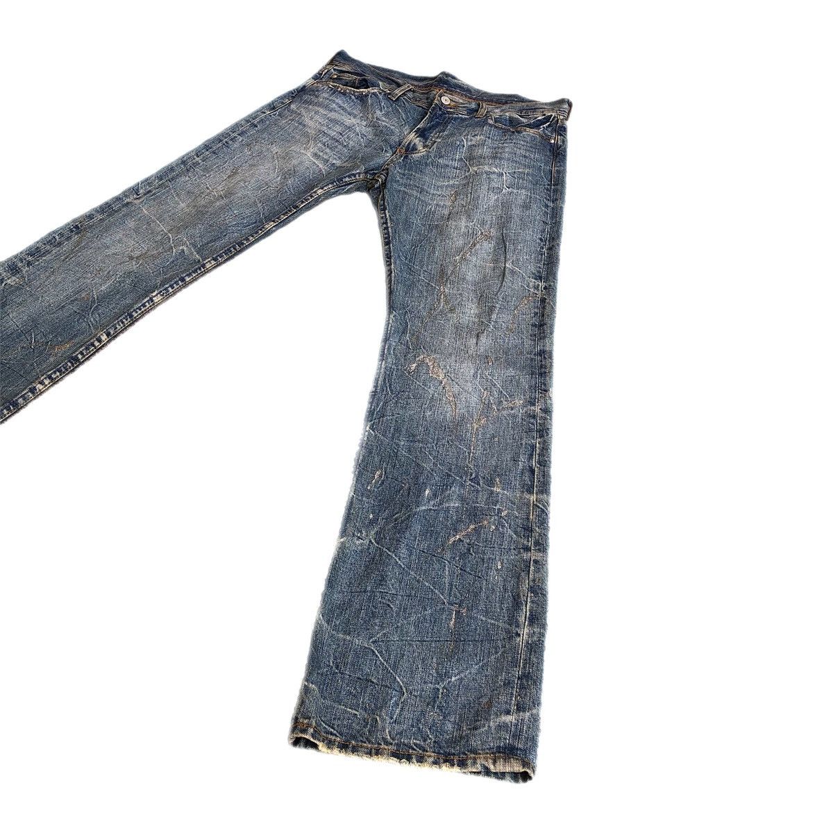 Japanese Brand Ando flared fading bootcut jeans Size US 32 / EU 48 - 1 Thumbnail
