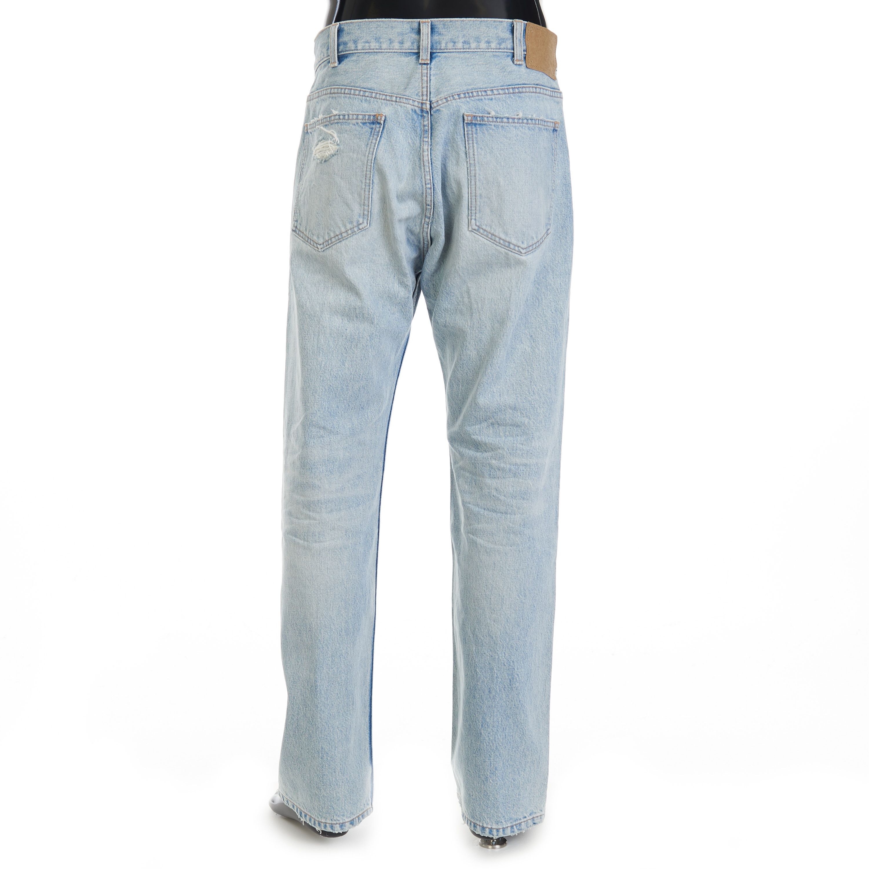 Celine Wesley Jeans - Blue Breezy Point Wash Denim Size US 31 - 5 Thumbnail