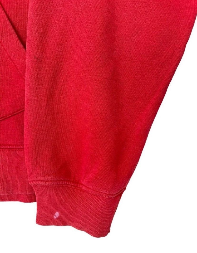 Nike Vintage Y2k Nike Distressed Sunfaded Red Baggy Boxy Hoodie Size US L / EU 52-54 / 3 - 7 Thumbnail