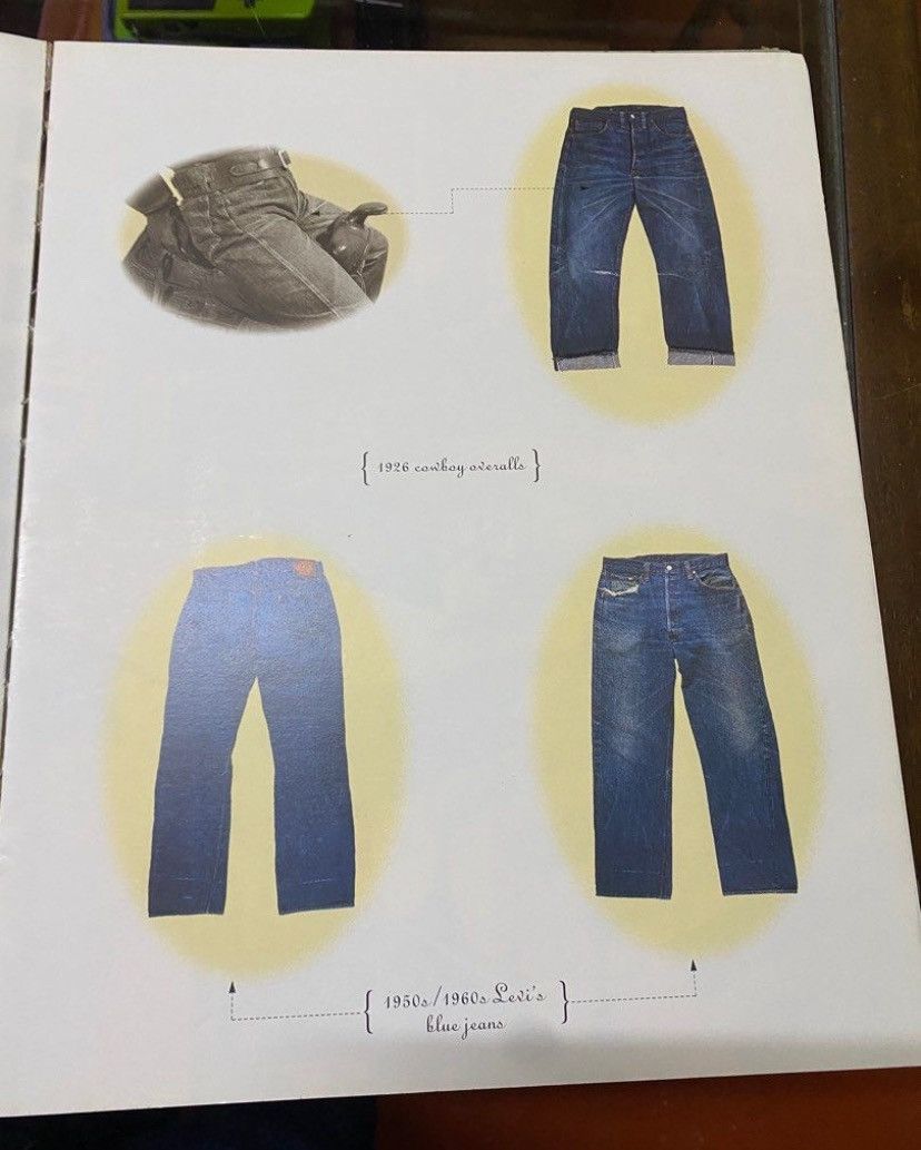 Levi's × Levi's Vintage Clothing × Vintage VINTAGE 1995 LEVIS MAGAZINE STORY ABOUT LEVIS FROM 1800s Size US 26 / EU 42 - 6 Thumbnail