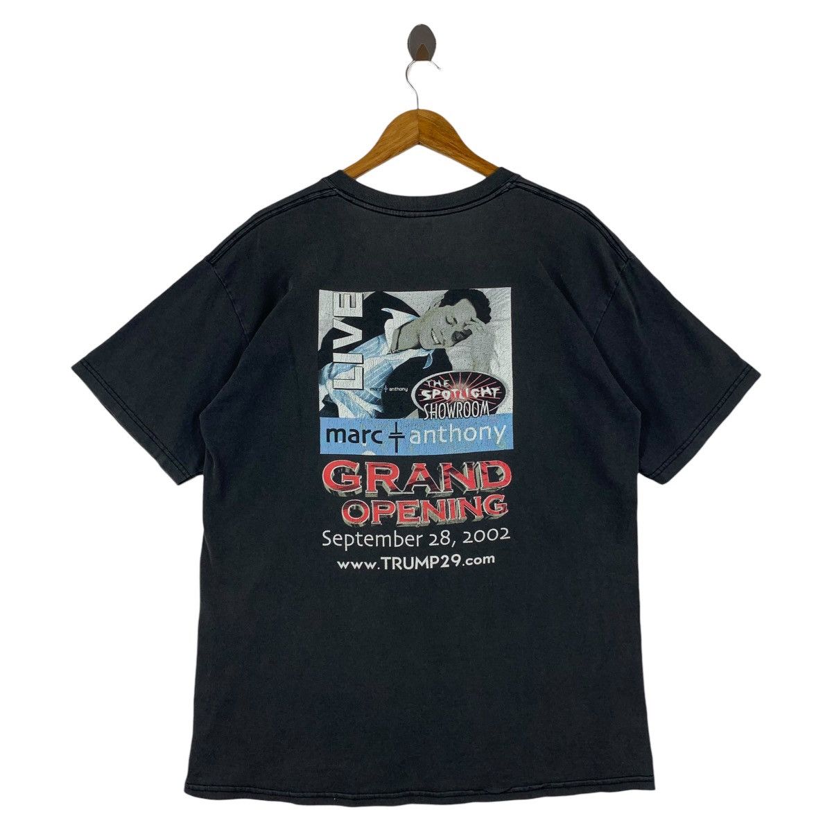Band Tees × Gildan × Vintage Vintage MARC ANTHONY trump 29 casino opening tee Size US L / EU 52-54 / 3 - 1 Thumbnail