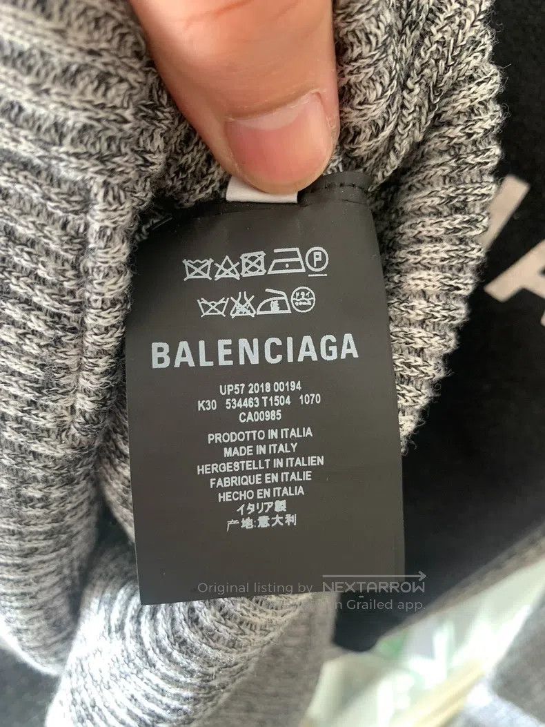 Balenciaga Balenciaga Wool Sweater Size US XS / EU 42 / 0 - 6 Thumbnail