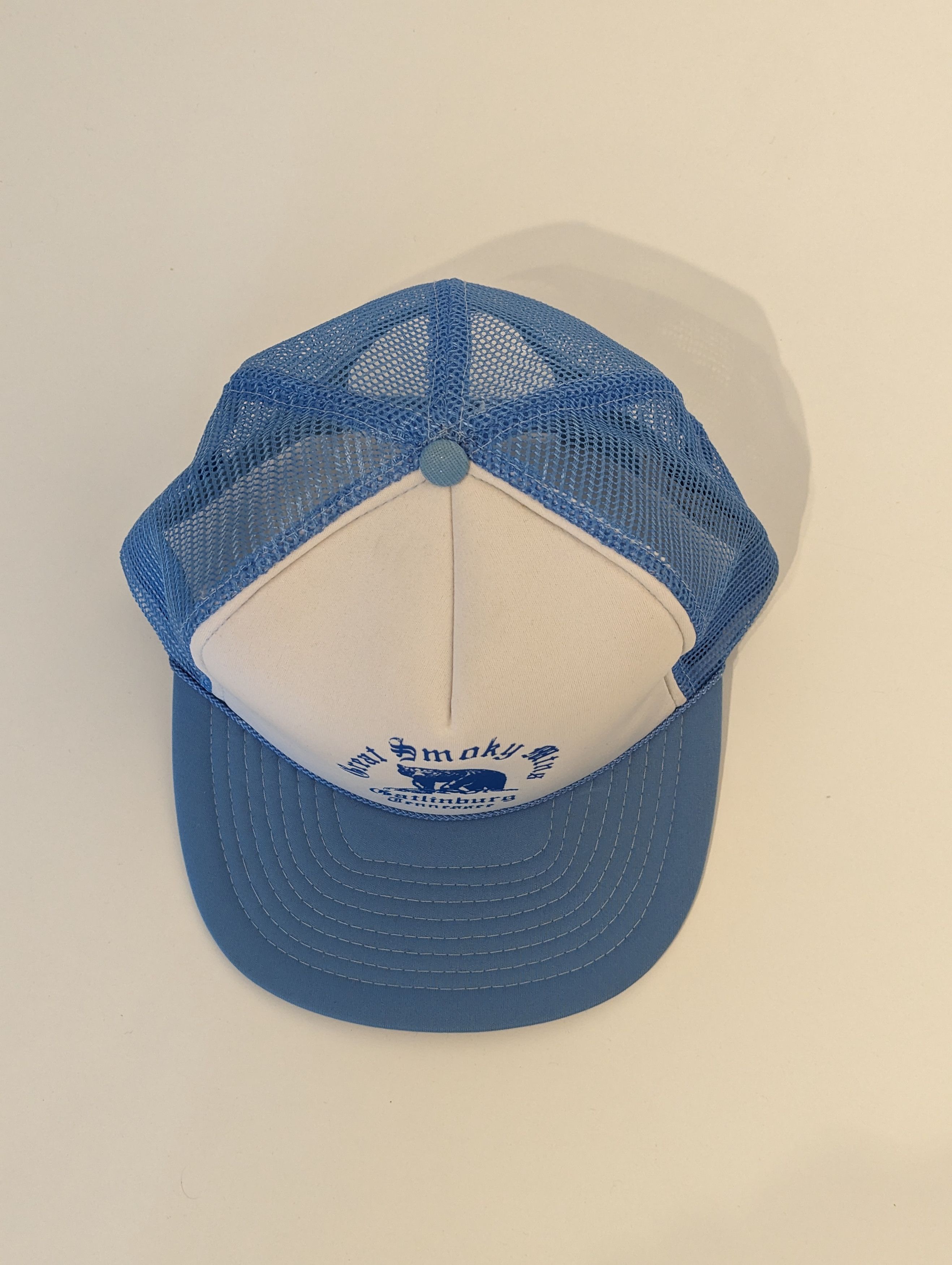 Vintage Vintage Great Smoky Mountains Galtinburg Tenn Strapback Hat Size ONE SIZE - 1 Thumbnail