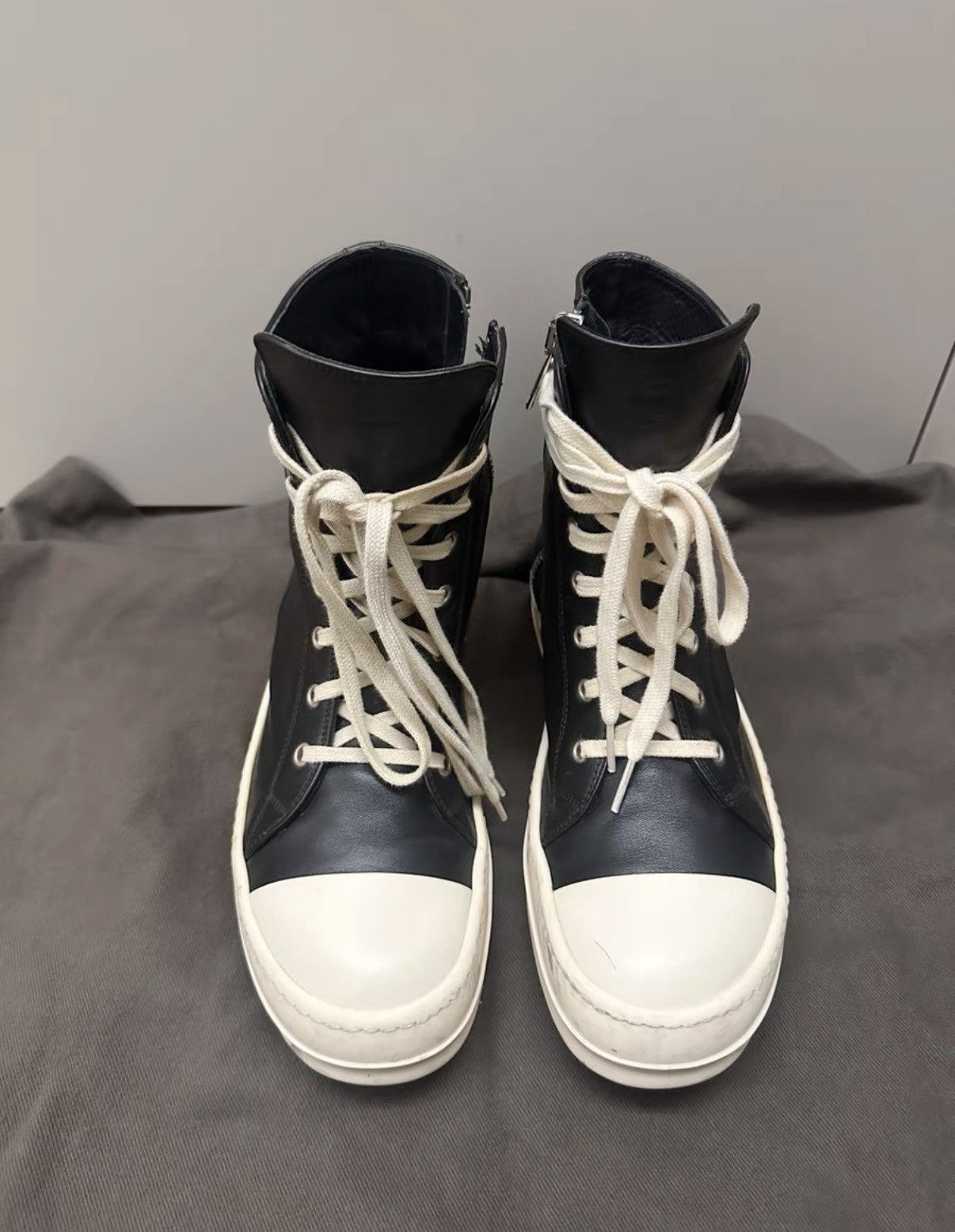 Rick Owens Rick Owens Mainline Classic Patent Leather High-Top Size US 7 / EU 40 - 2 Thumbnail