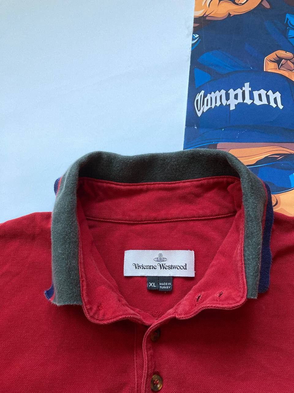 Vivienne Westwood Rare Vivienne Westwood Orb Logo Polo Tee Size US XL / EU 56 / 4 - 5 Thumbnail