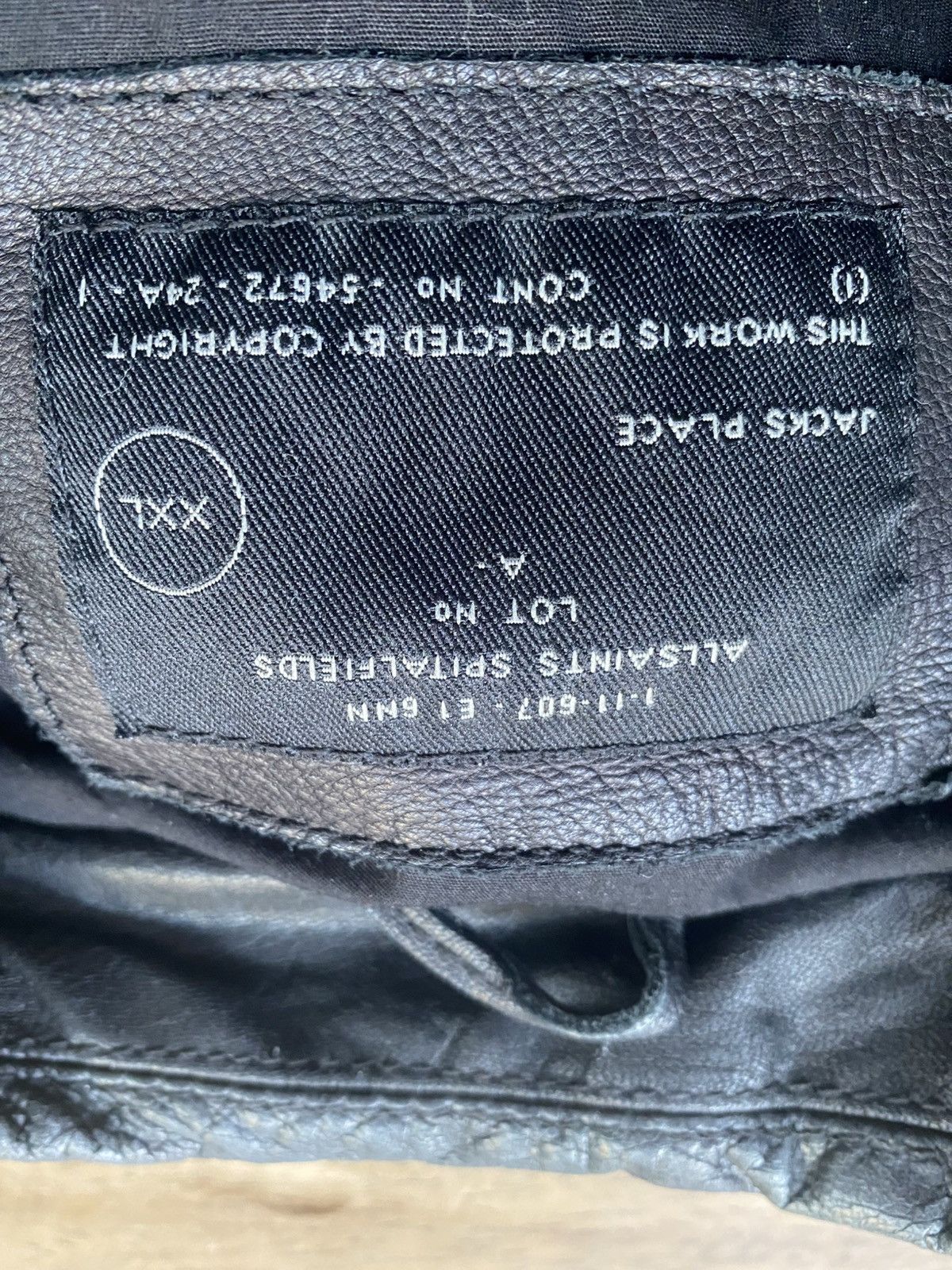 Allsaints Allsaints Mens Leather Jacket XXL Size US XXL / EU 58 / 5 - 1 Thumbnail