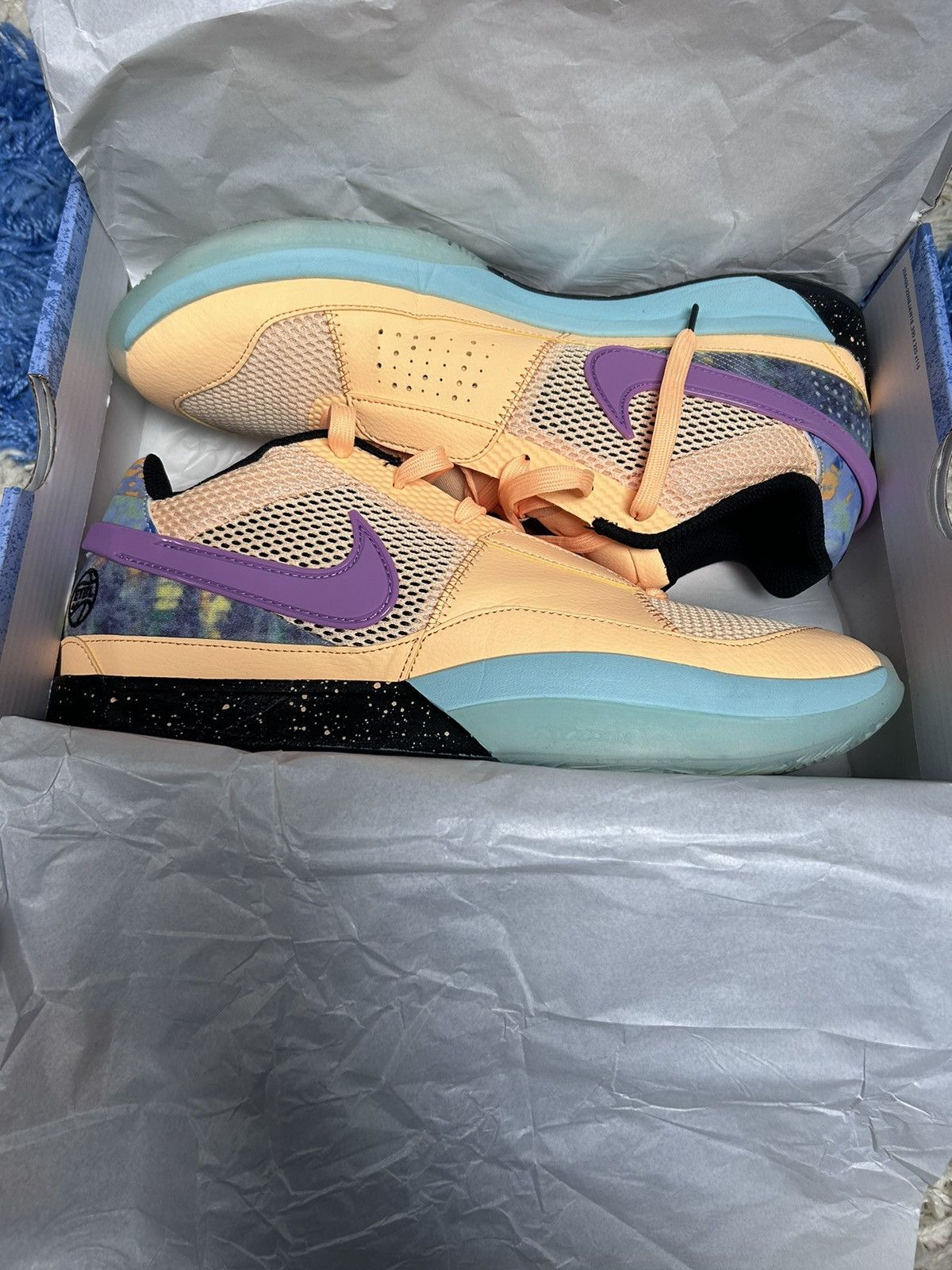 image of Nike Ja 1 Eybl Shoes in Yellow, Men's (Size 13)