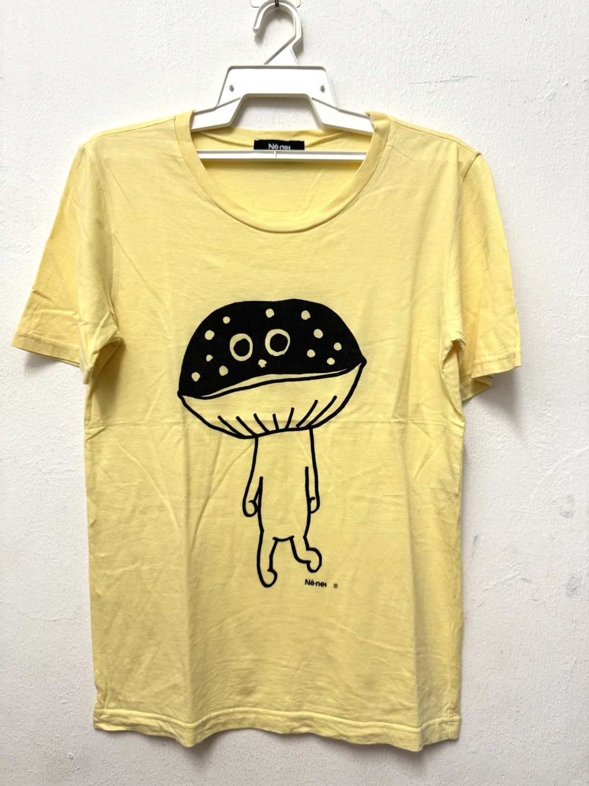 Ne-Net Mushroom Logo Japanase Brand Tee